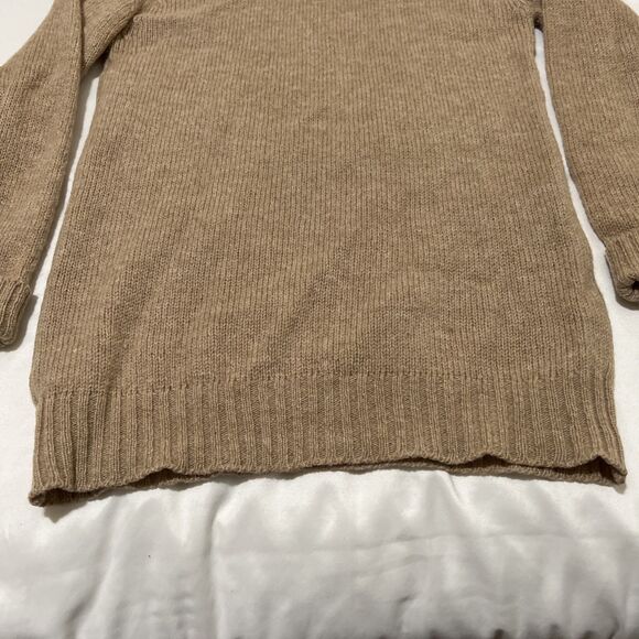 Alexander’s Sweater 100% Pure Wool Shetland Made In Scotland Size S Tan - Picture 6 of 15